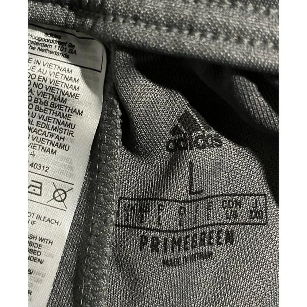 Mens NWOT Adidas 3 Stripe Athletic Performance Workout Tapered Track Pants